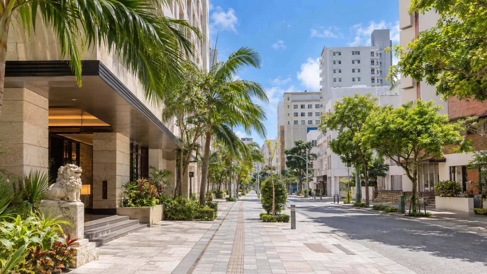 Practical hotels in the Kumoji district of Naha
