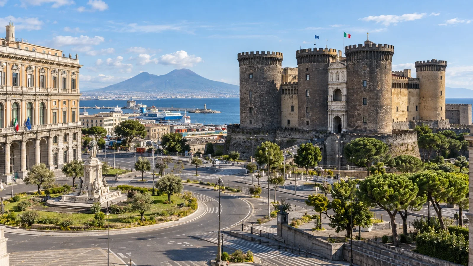 Castel Nuovo near Naples Municipio hotel district