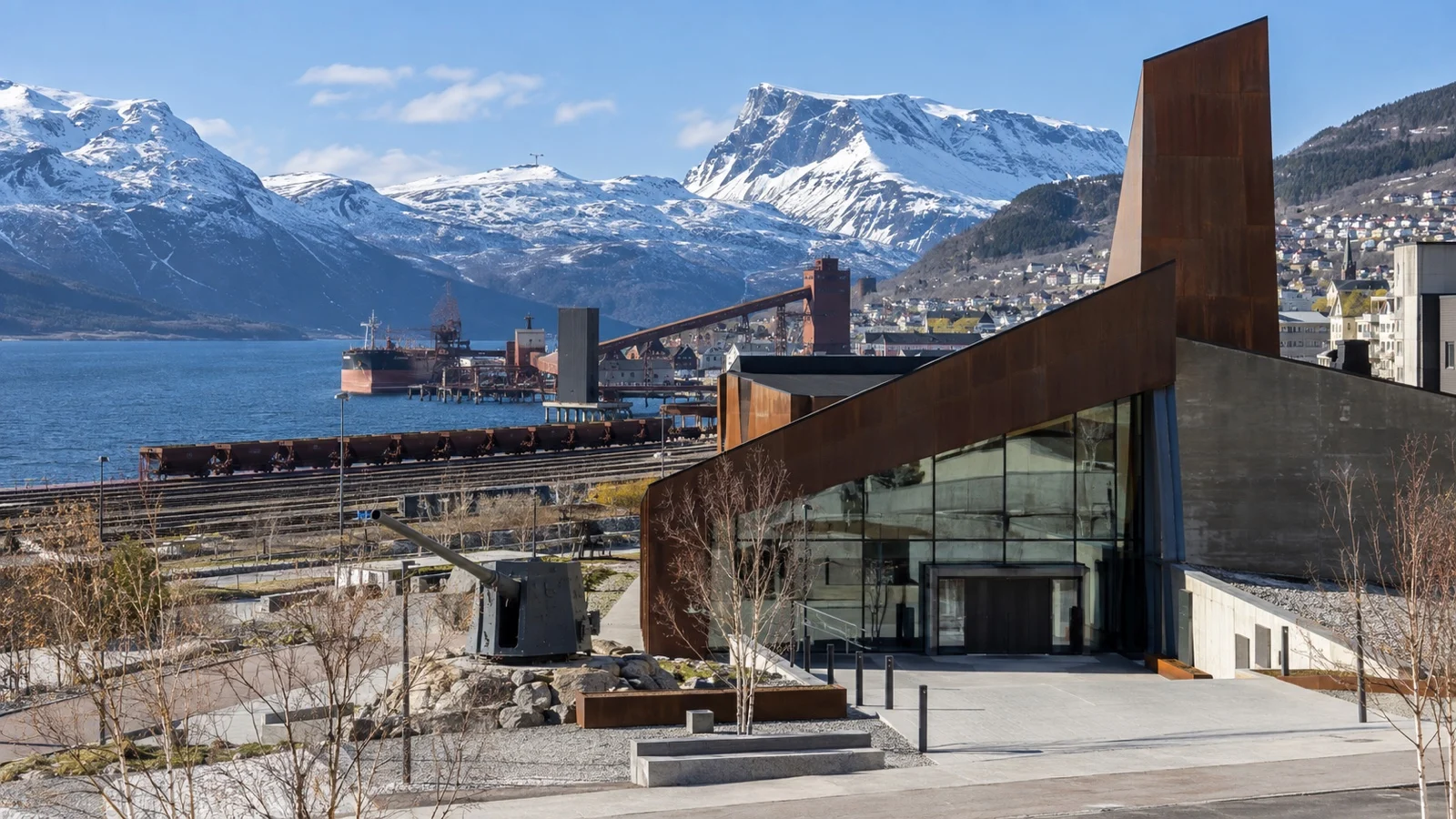 Museum building in central Narvik