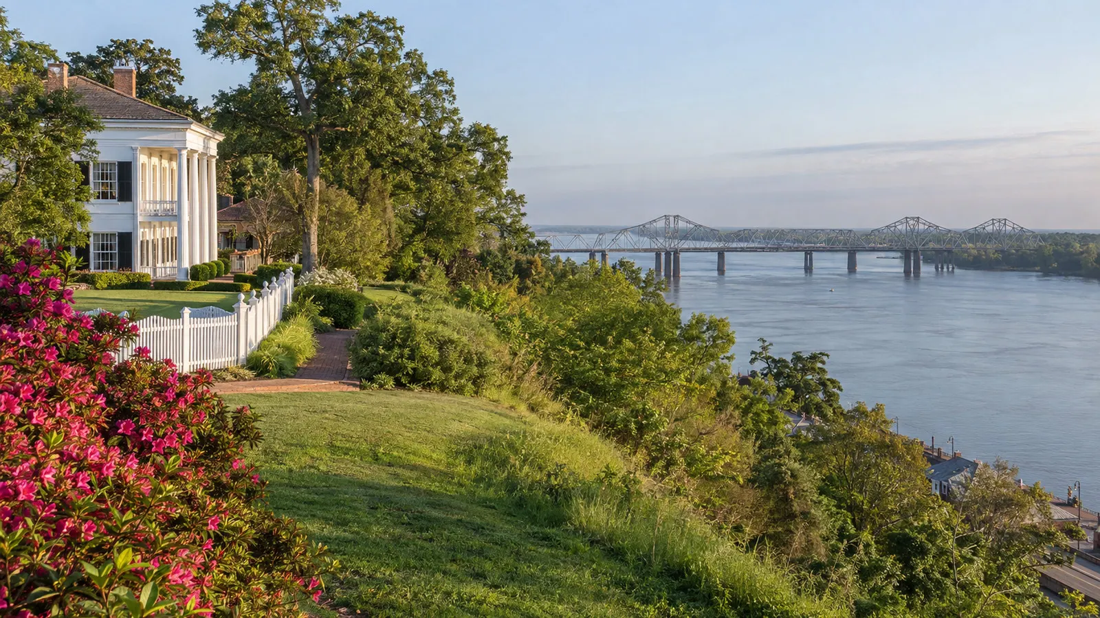 View of Melrose and Natchez National Historical Park
