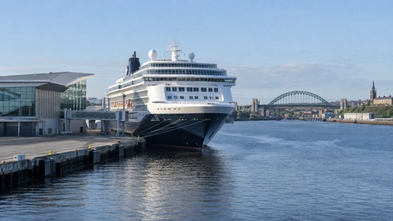 Port of Tyne Newcastle cruise terminal near North Shields