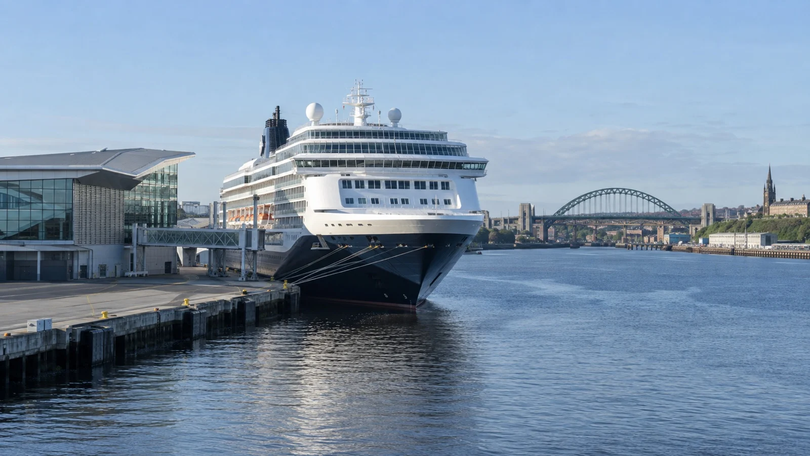 Port of Tyne Newcastle cruise terminal near North Shields