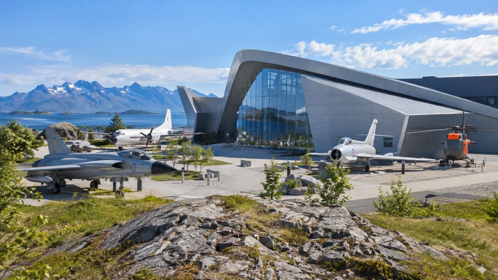 Norwegian Aviation Museum building in Bodø