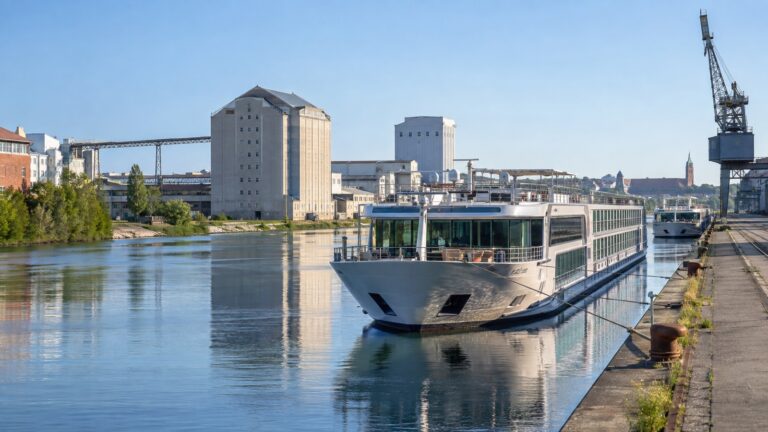 River cruise ships at Nuremberg Europakai