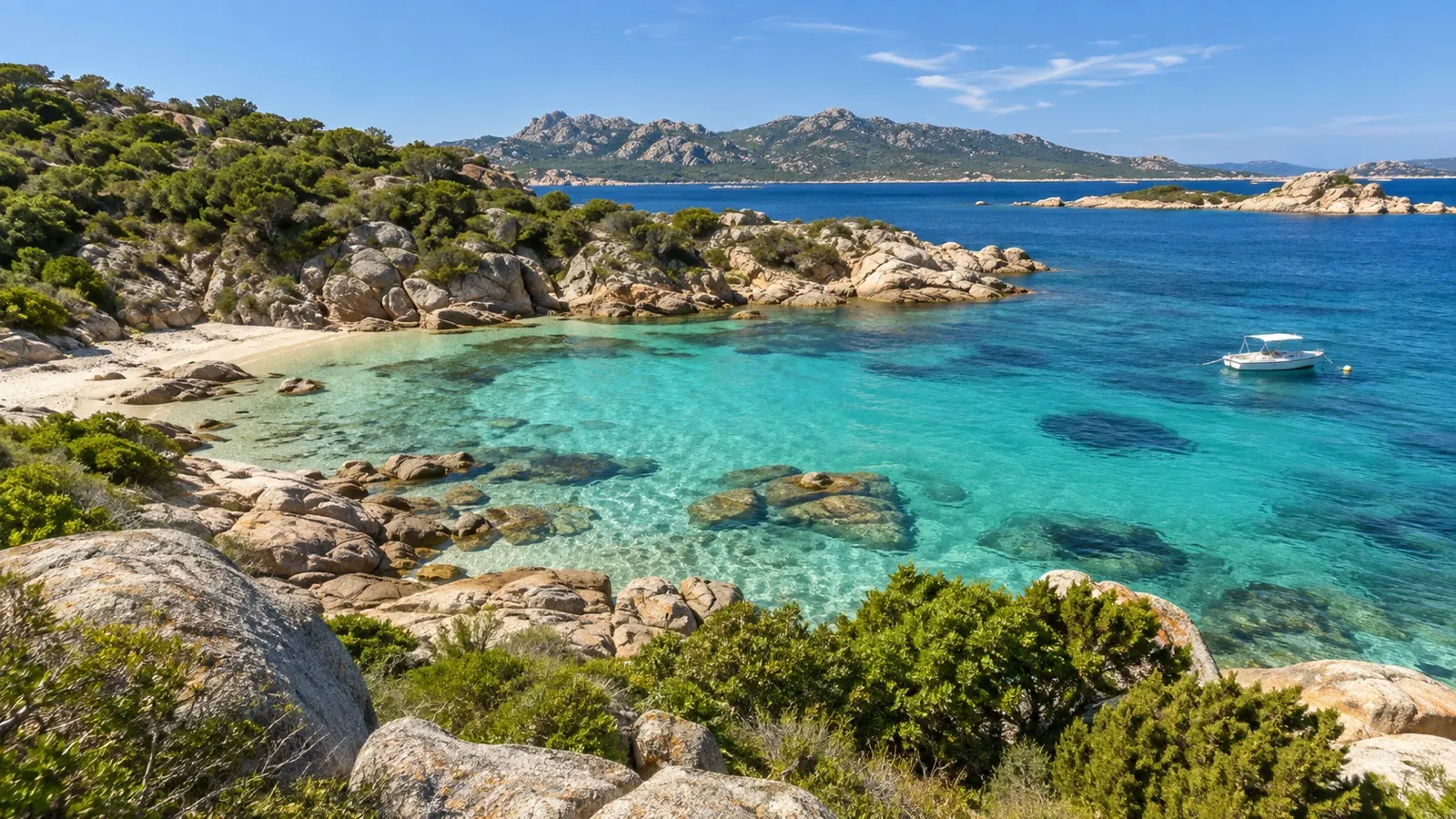 Granite coves and emerald water on Sardinia’s Costa Smeralda