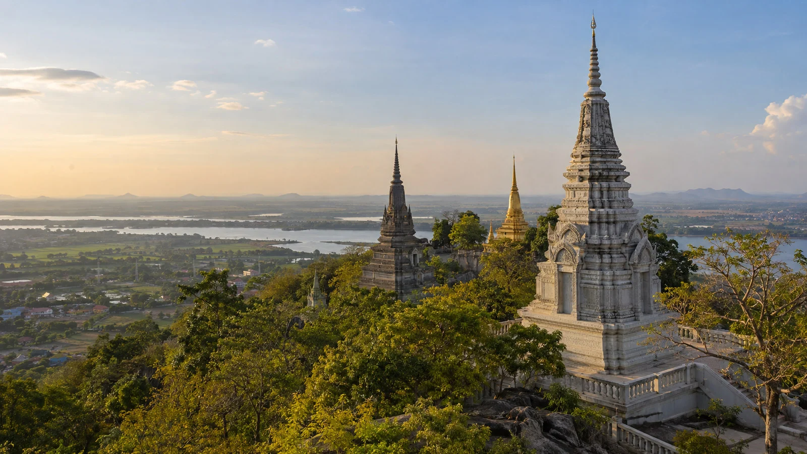 Royal stupas at Oudong