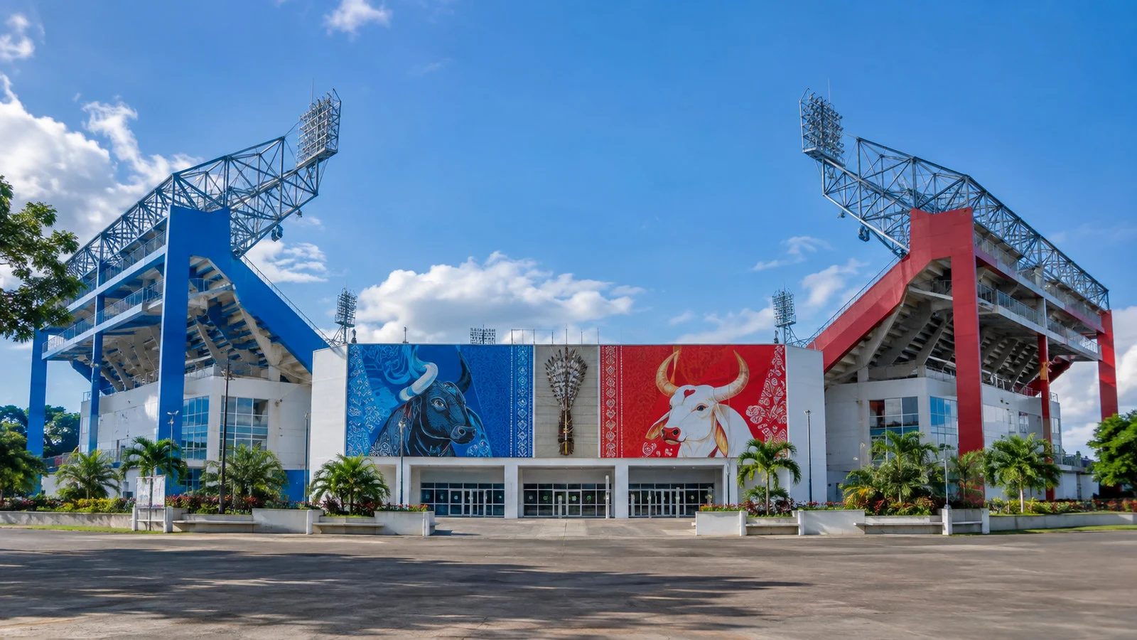 Bumbódromo arena exterior in Parintins