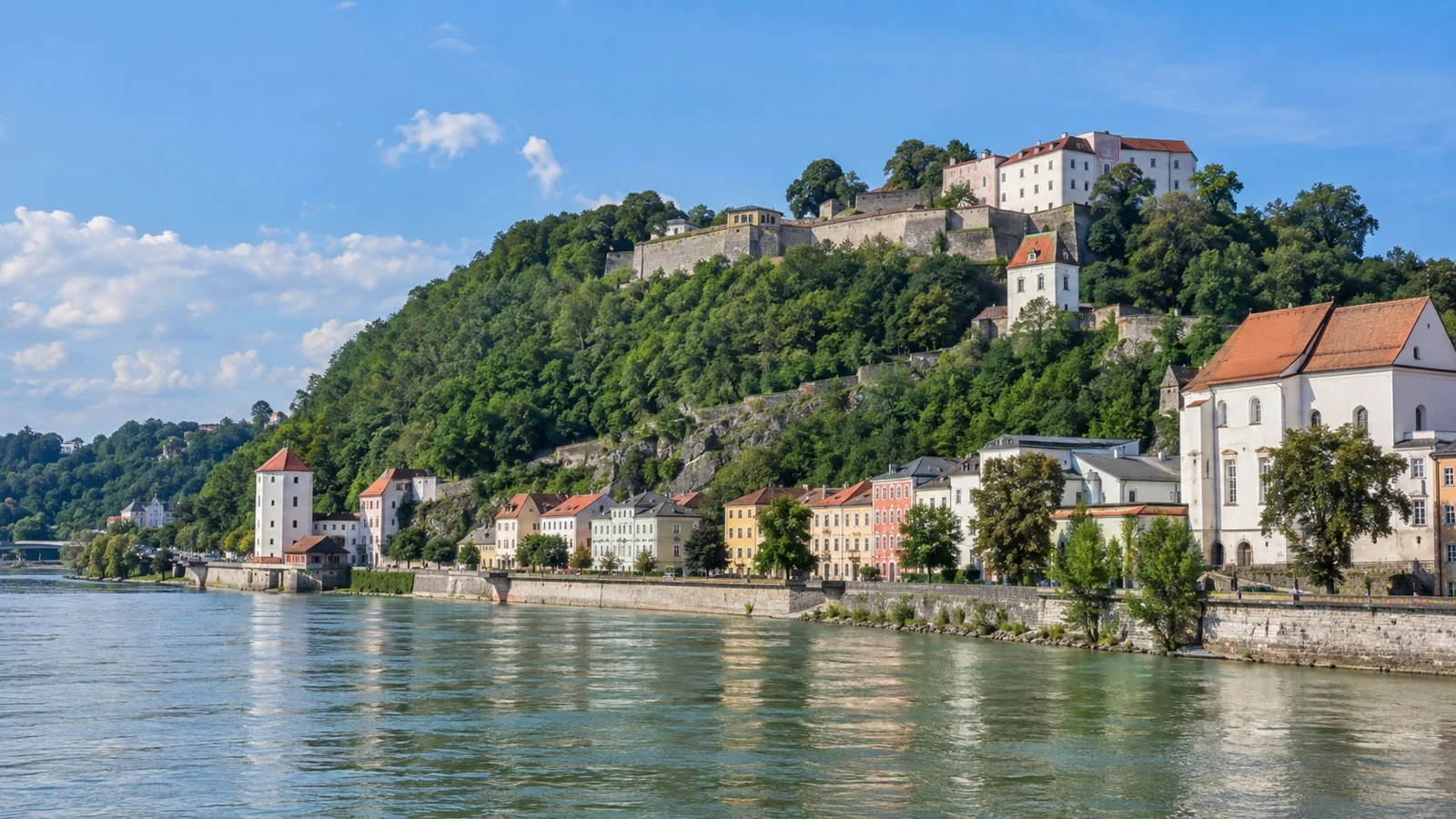 Veste Oberhaus fortress above Passau