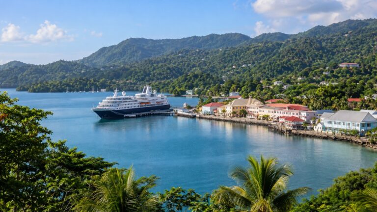 Port Antonio harbor and waterfront