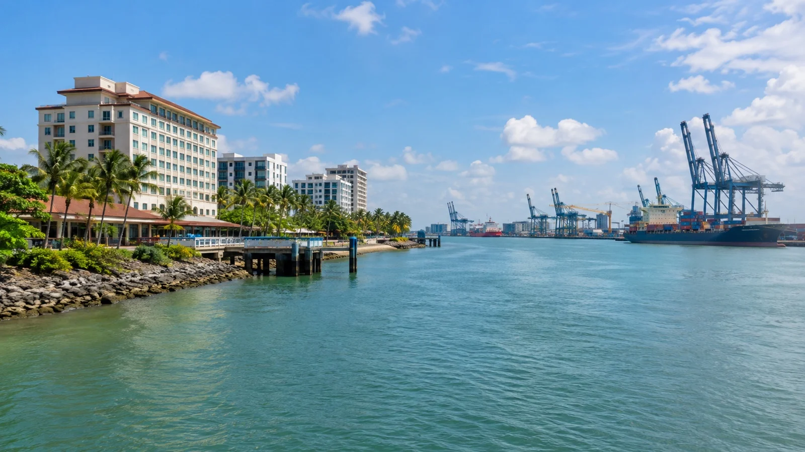 Port Klang waterfront hotel district