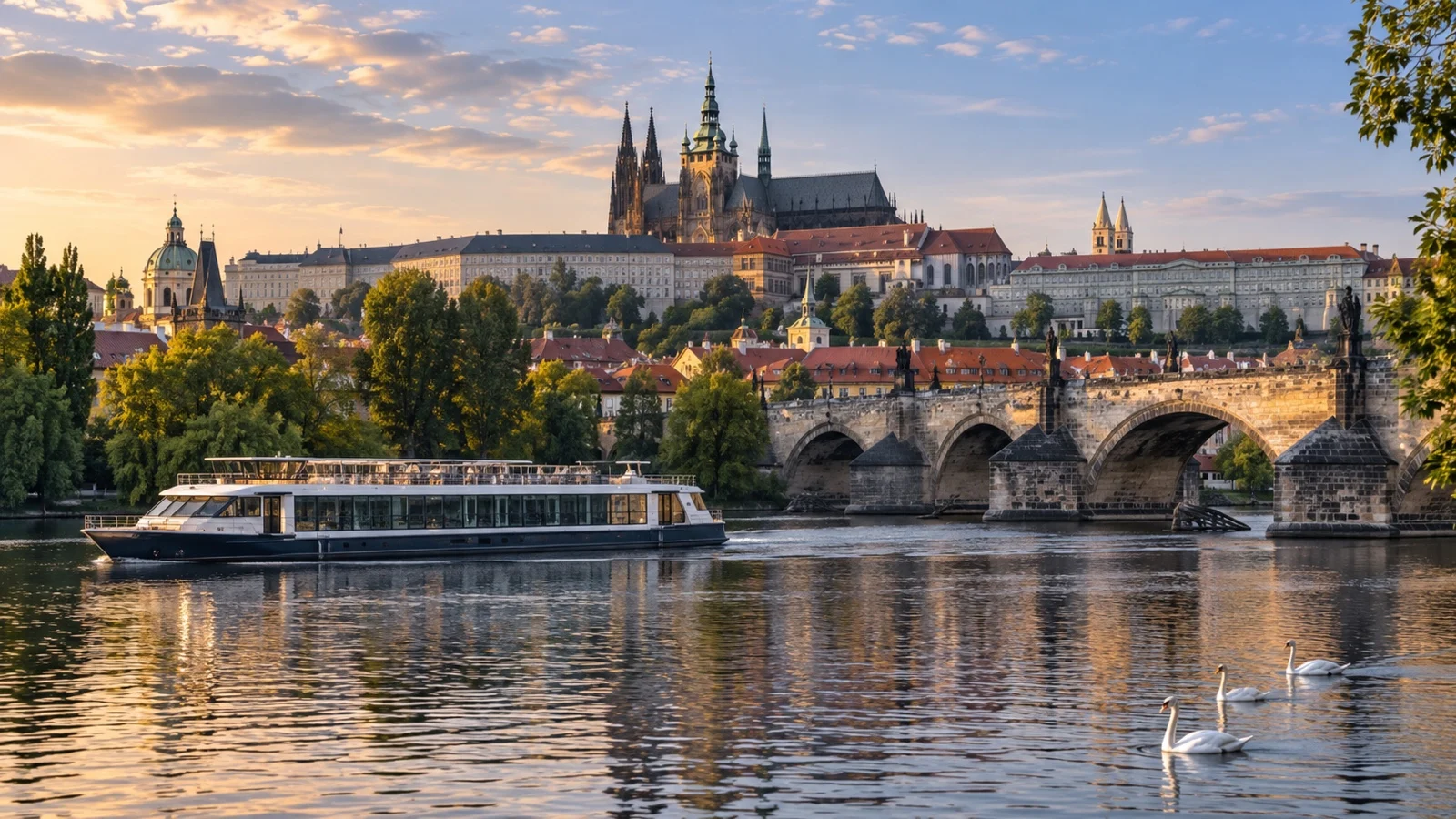 Prague Castle above the city
