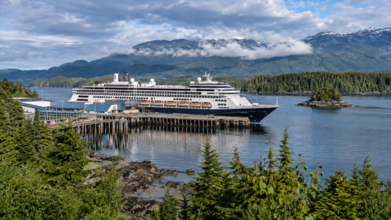Cruise ship at Prince Rupert's Northland terminal