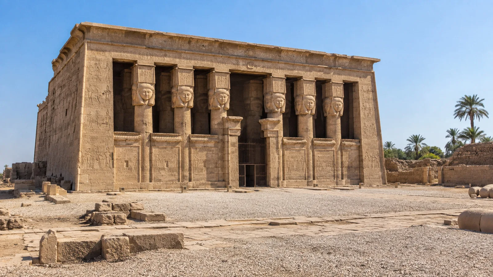 Temple of Hathor at Dendera exterior