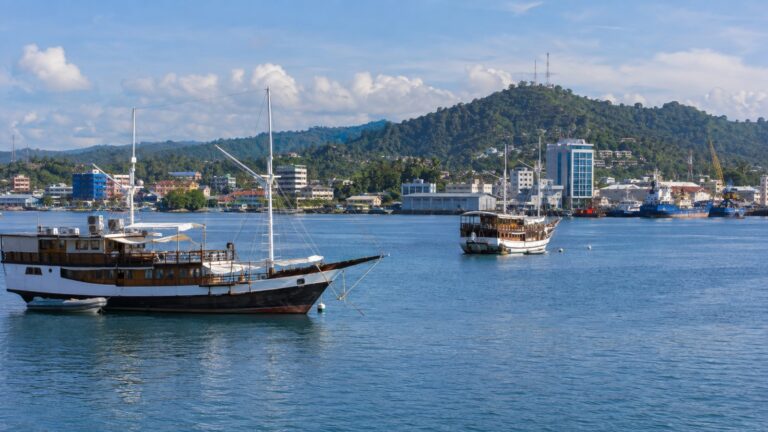 Sorong harbor gateway to Raja Ampat liveaboards