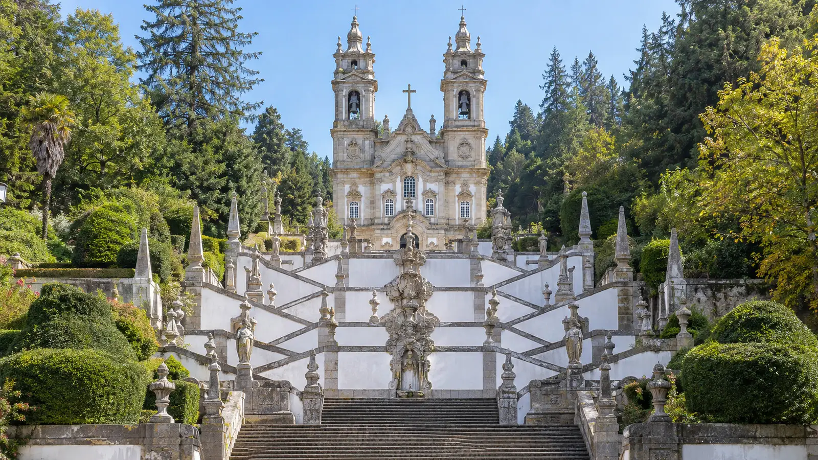 Lamego sanctuary steps and church