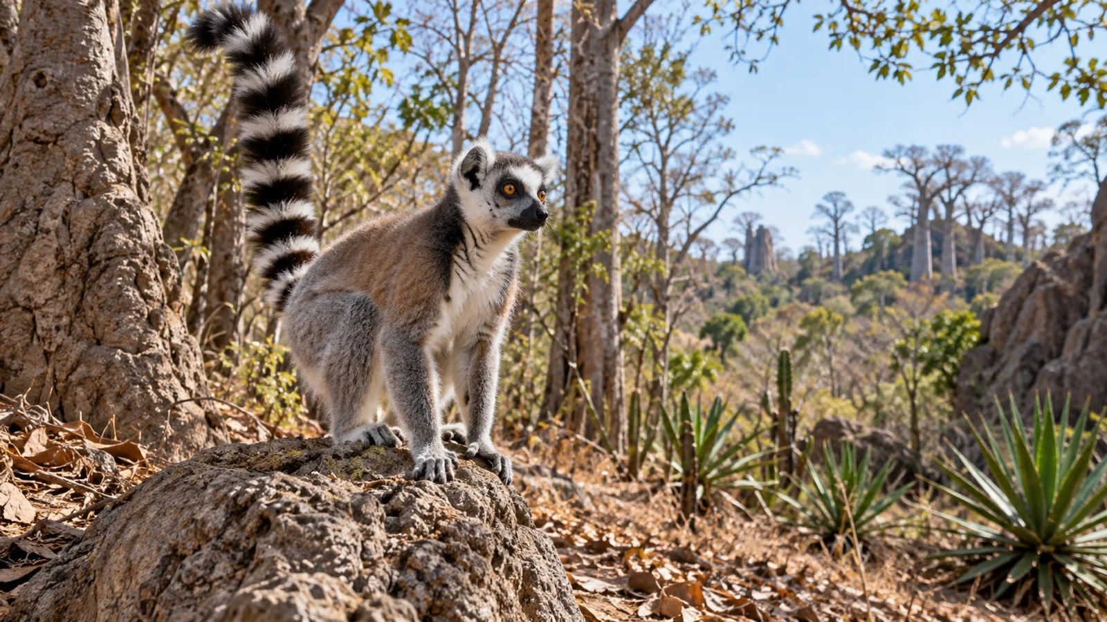 Ring-tailed lemur in Berenty Reserve, Madagascar