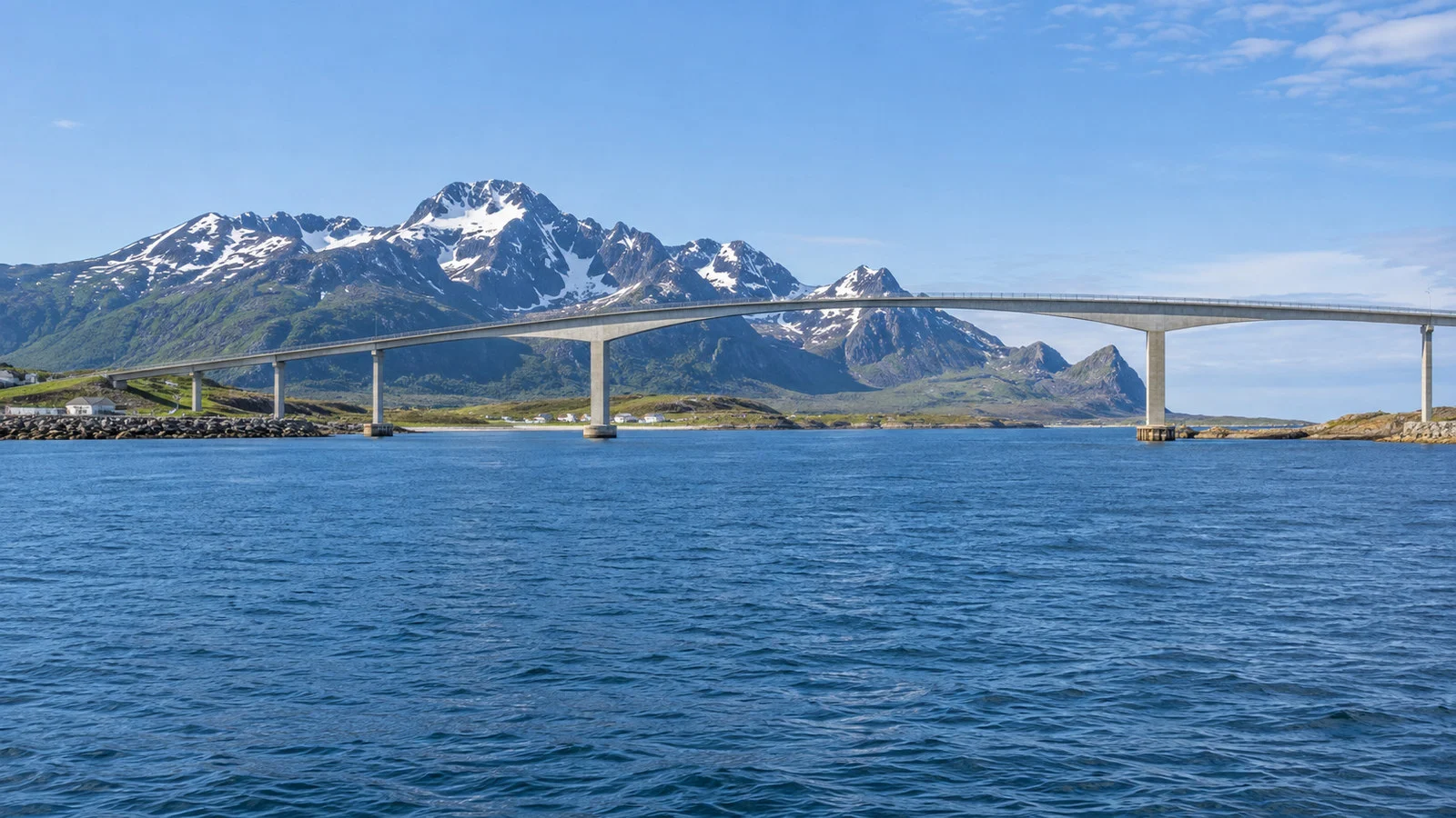 Andøy Bridge and the View From Sea