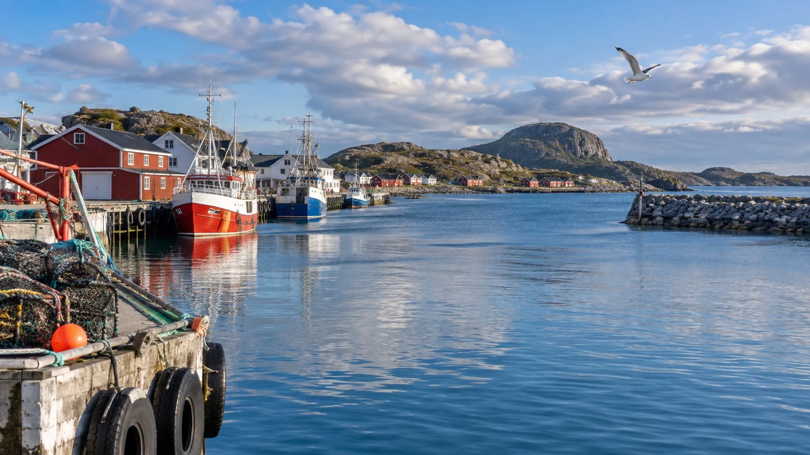 Rørvik working harbor
