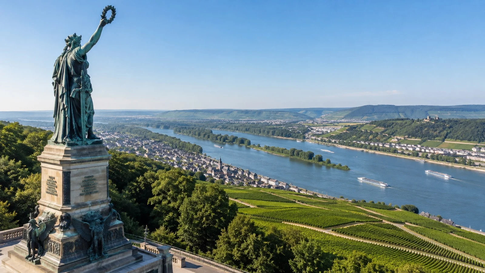 Niederwald Monument above Rüdesheim