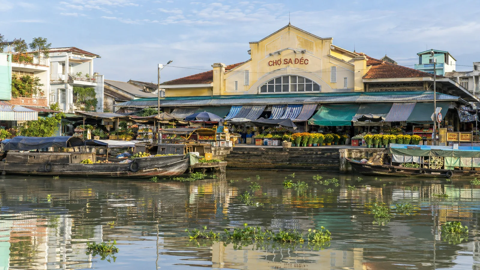 Sa Đéc Central Market in Dong Thap, Vietnam