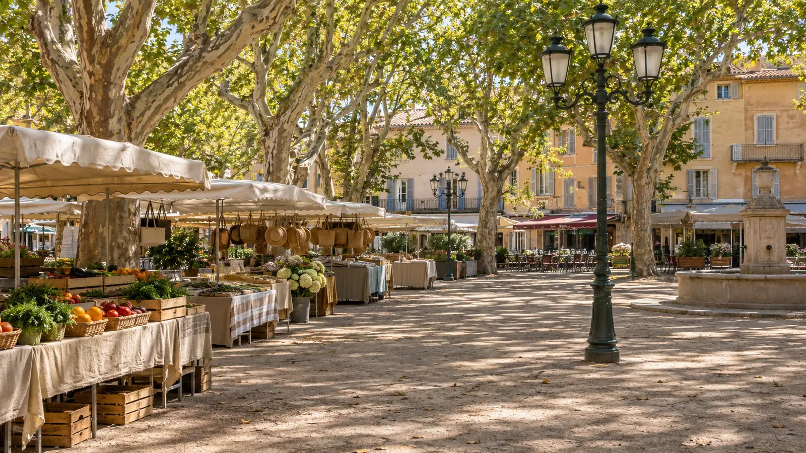 Place des Lices and the market