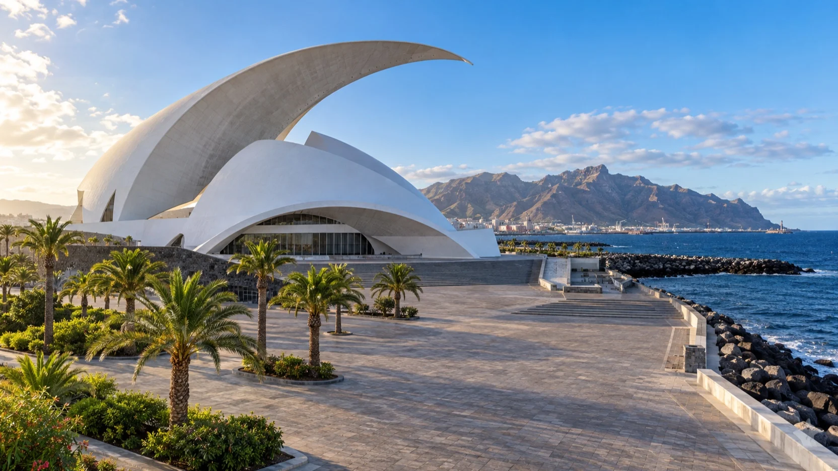 Auditorio de Tenerife on the Santa Cruz waterfront
