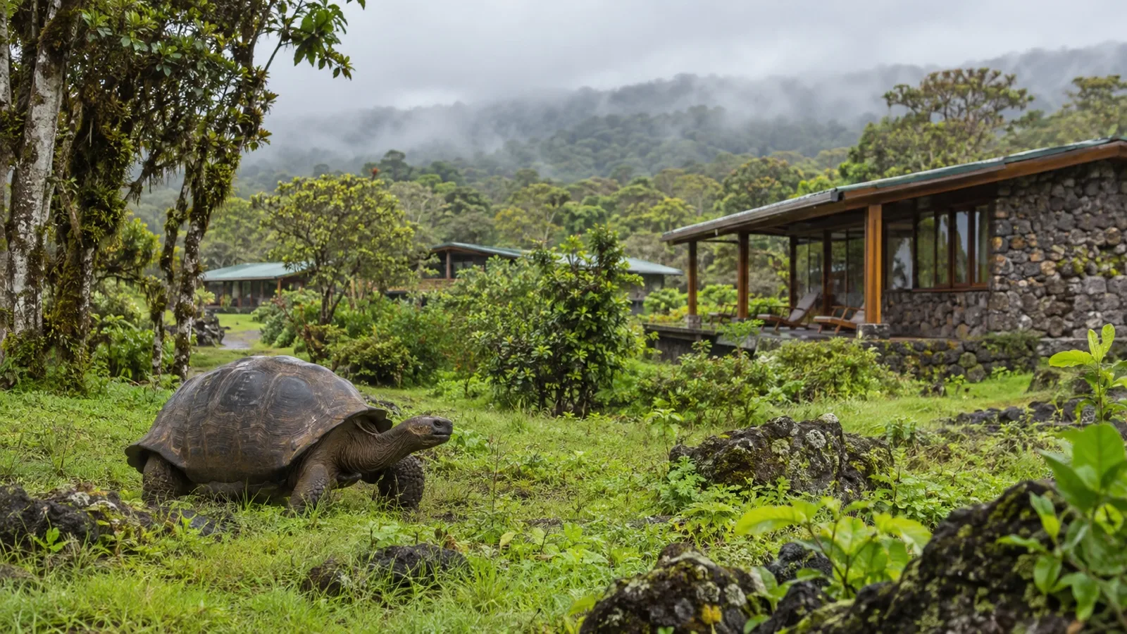 Santa Cruz Highlands lodge area for Galápagos cruises