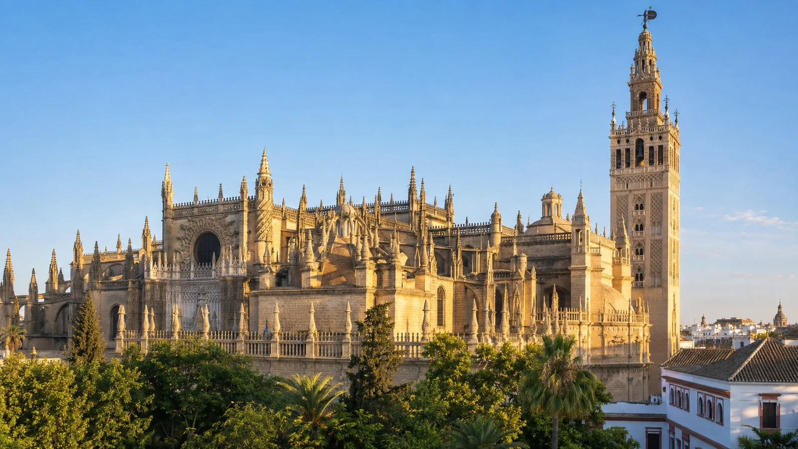 Seville Cathedral and Giralda exterior