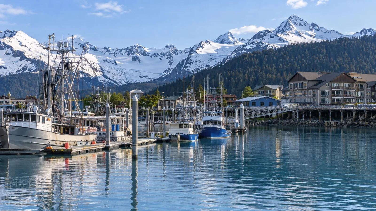 Seward small-boat harbor hotels near cruise port