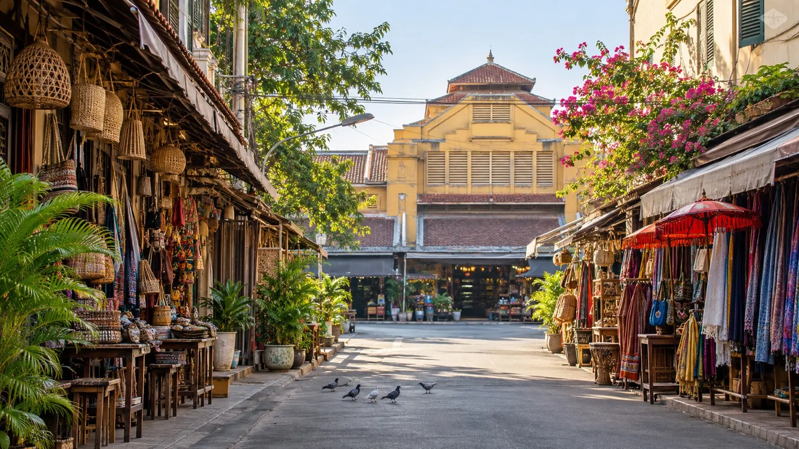 Siem Reap old market streets