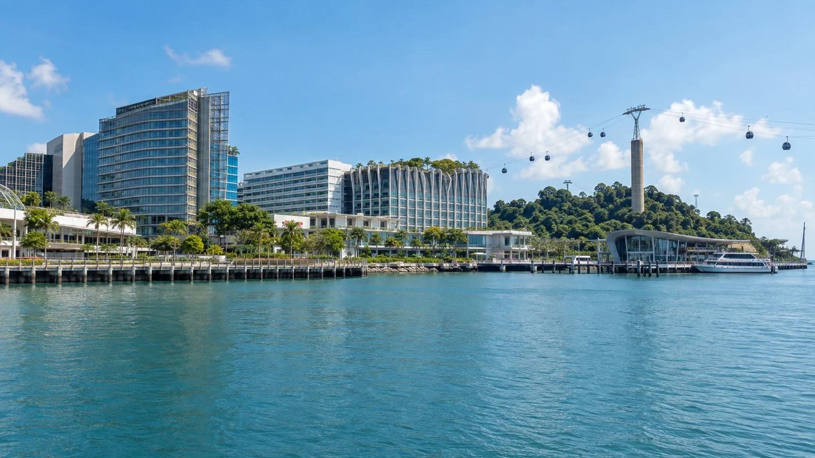 HarbourFront district near Singapore cruise terminal