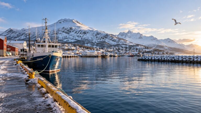 Skjervøy coastal ship quay