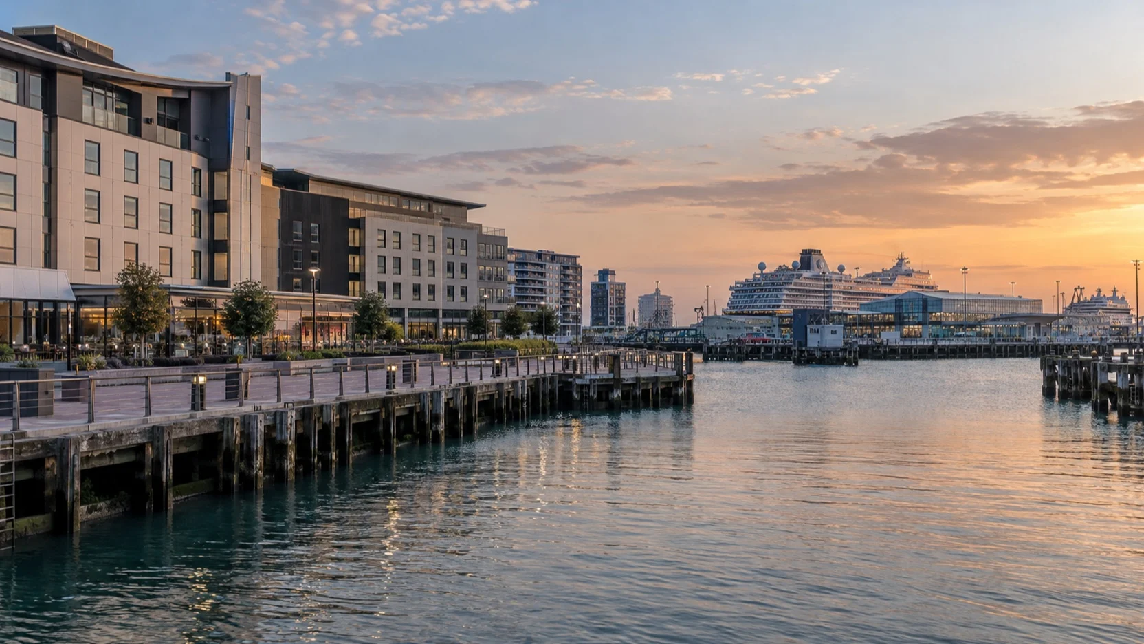 Southampton waterfront hotel area near Horizon Cruise Terminal