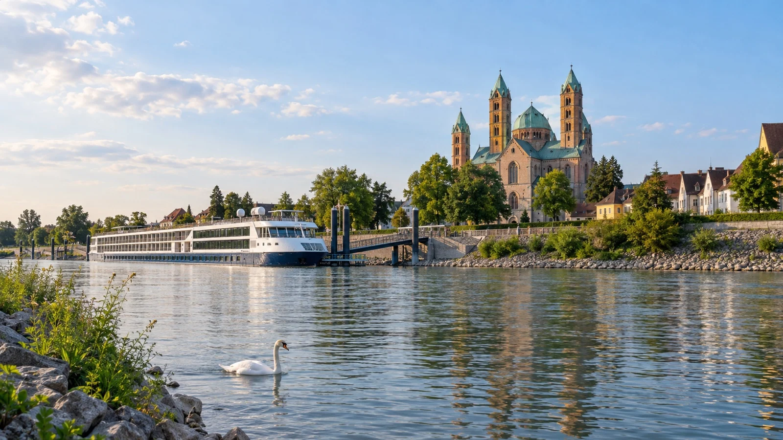 Speyer Rhine cruise landing