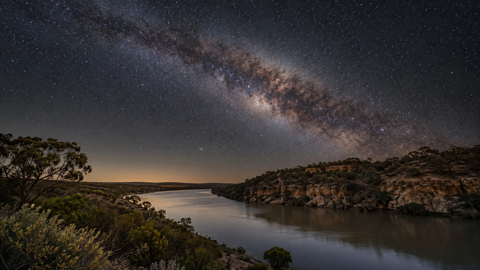 View of Dark Skies and Swan Reach Conservation Park