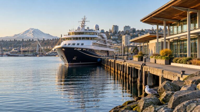 Tacoma small ship boarding quay