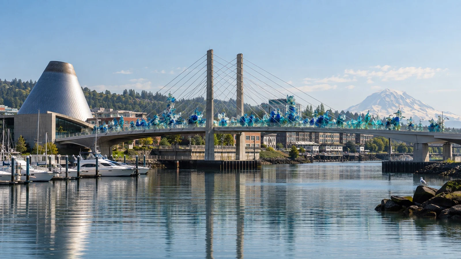 Chihuly Bridge of Glass in Tacoma