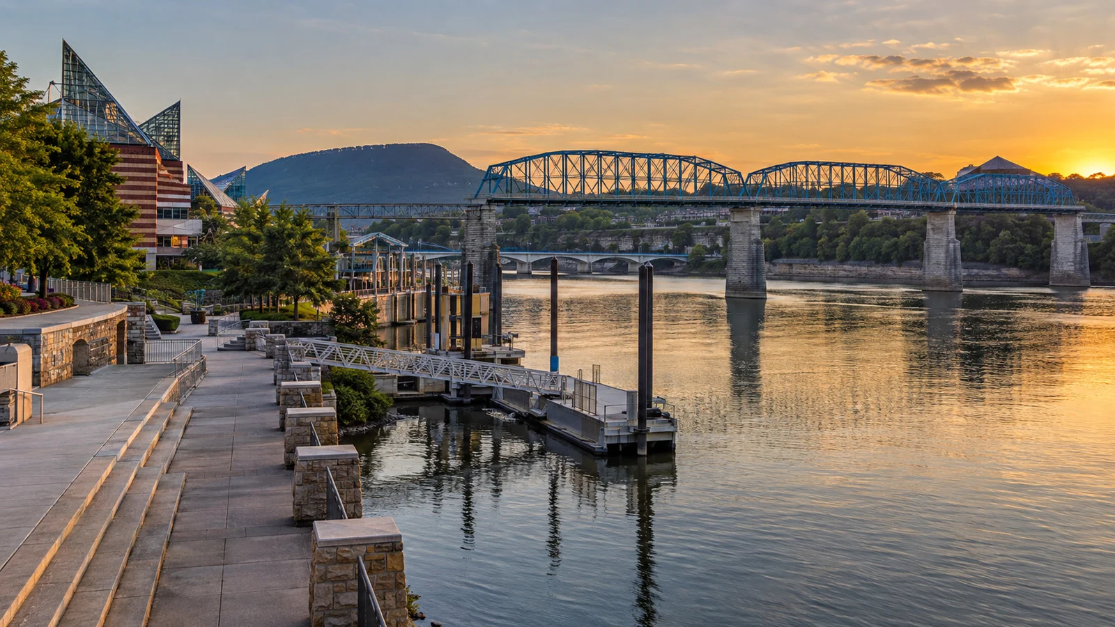 Chattanooga riverfront at Ross's Landing