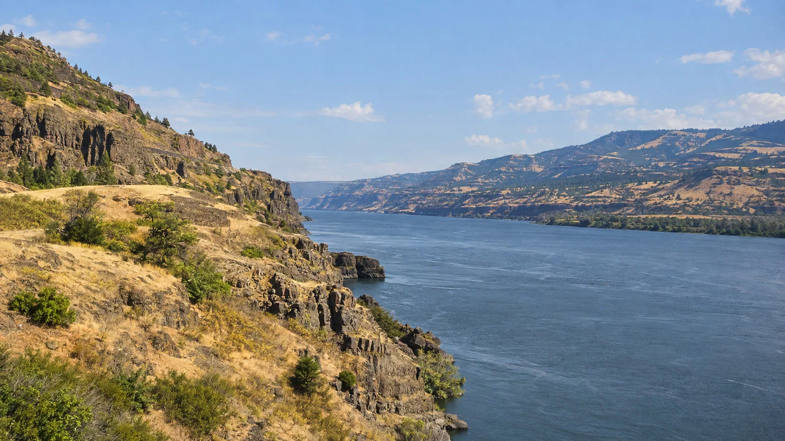 Columbia Gorge cliffs near The Dalles