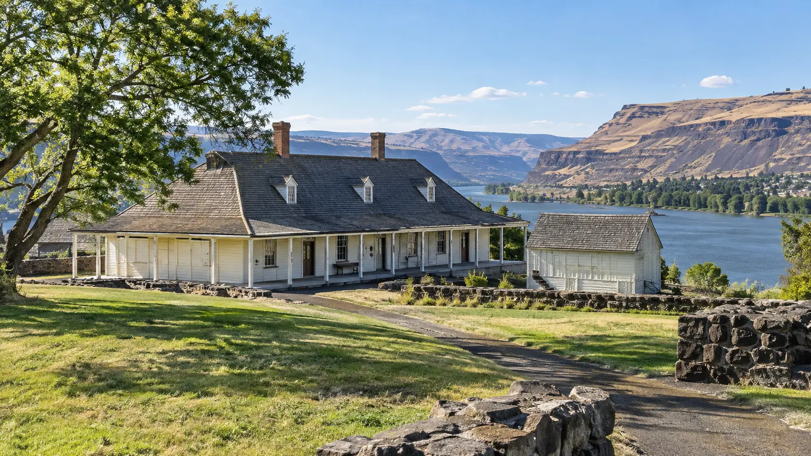 View of Fort Dalles Museum near The Dalles