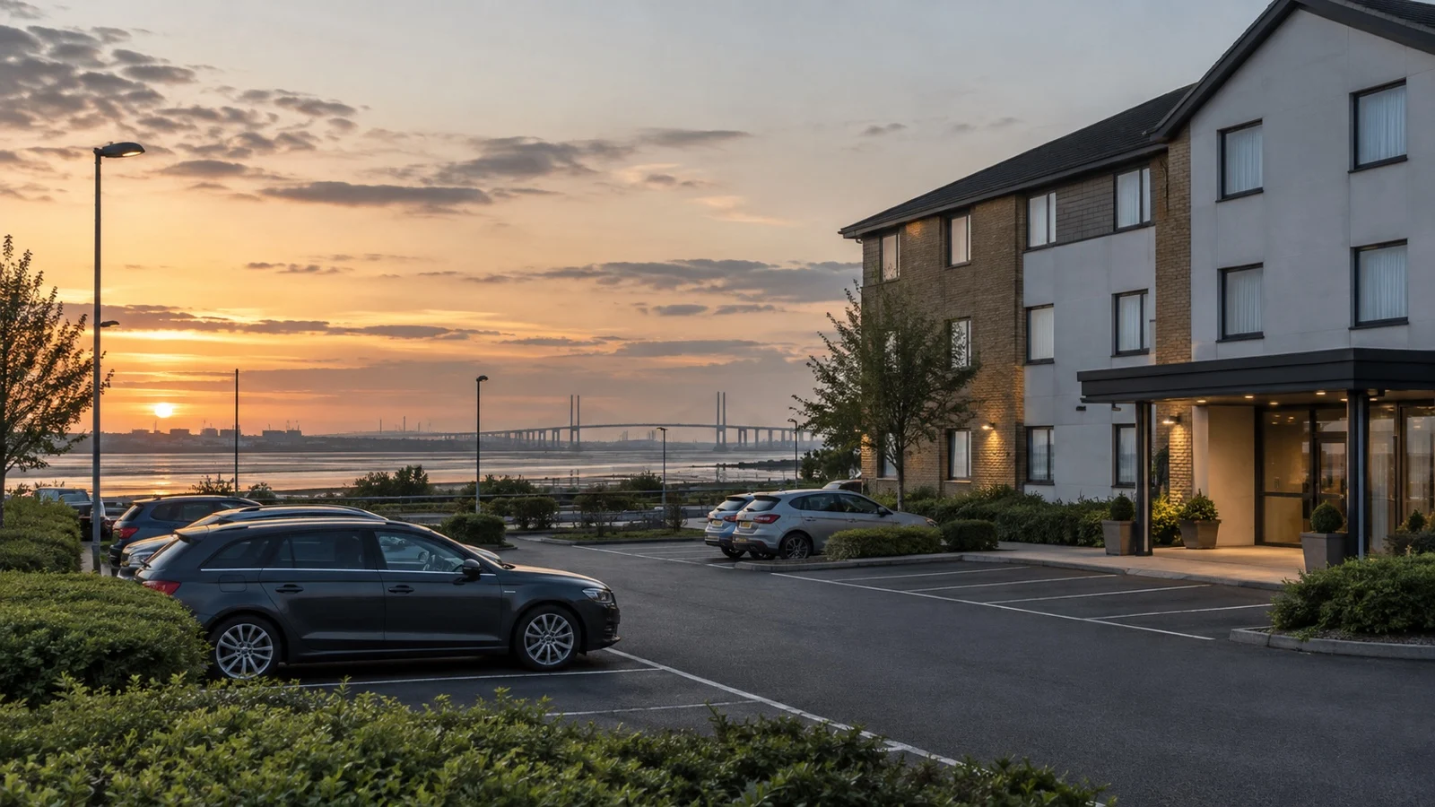 Thurrock hotel district near Tilbury cruise port