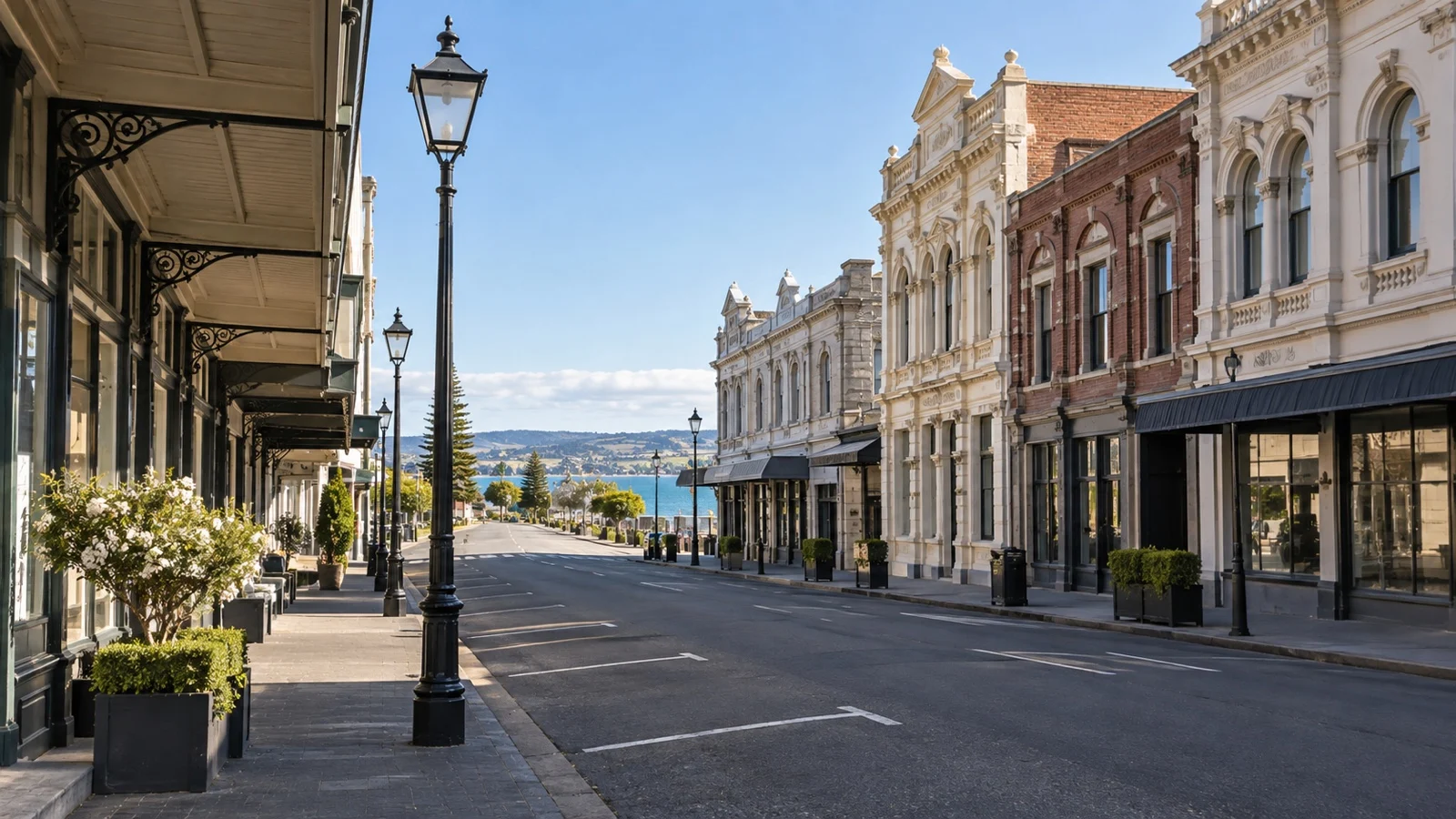 Stafford Street in central Timaru