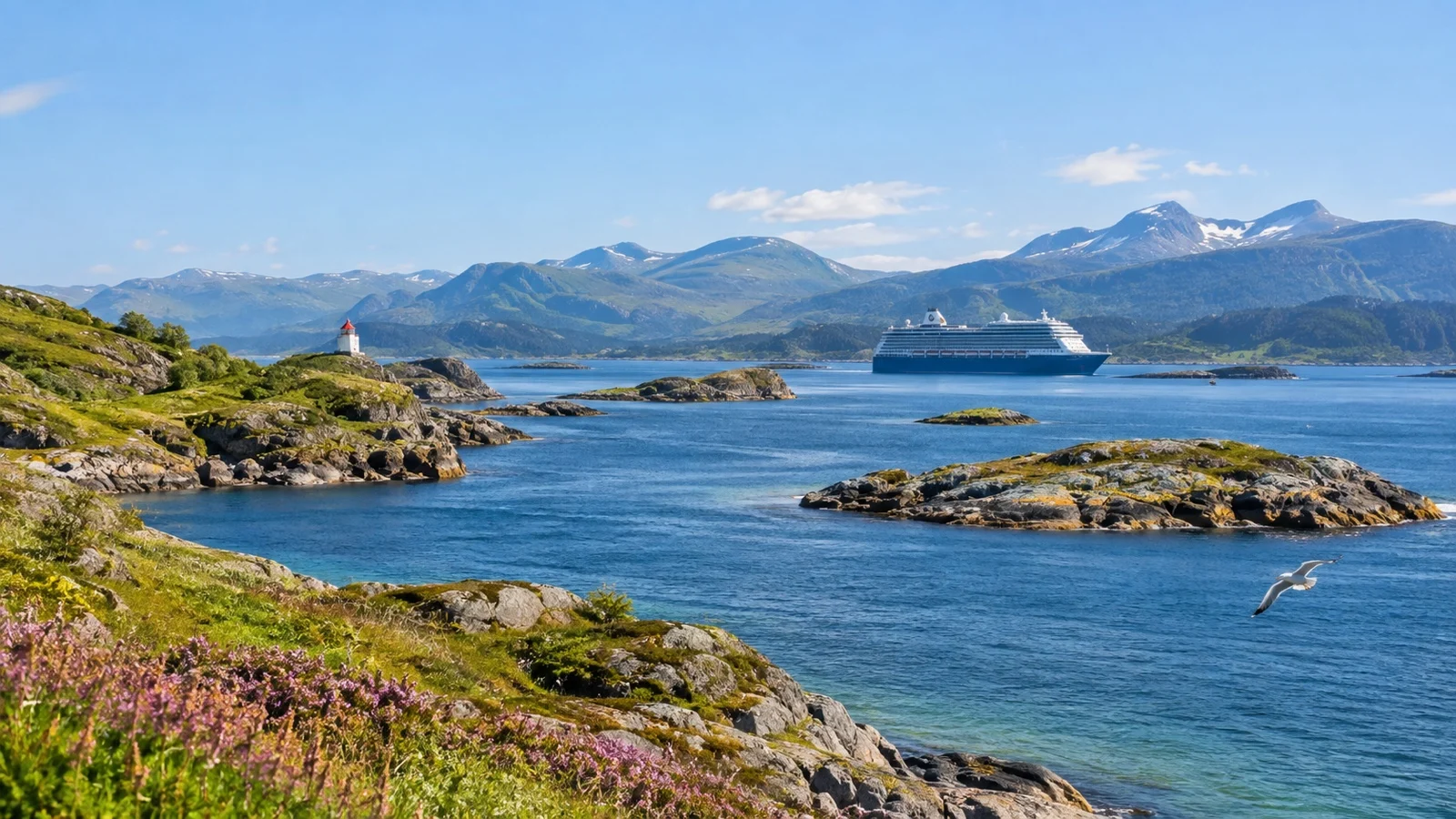 Herøy island coast near Torvik