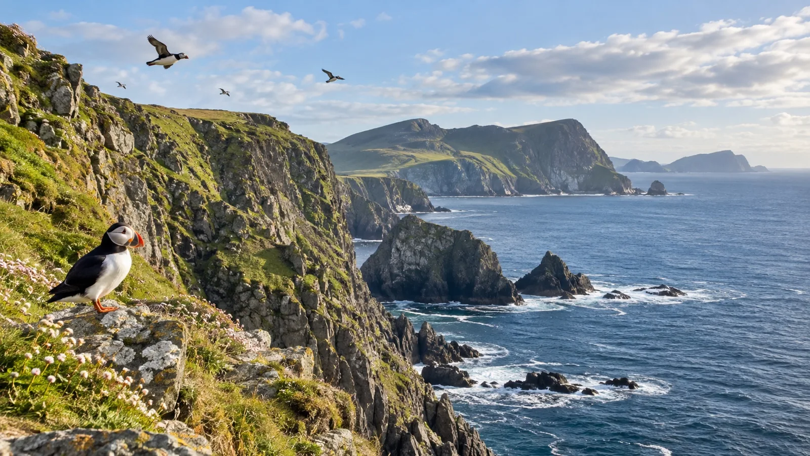 Runde Island sea cliffs