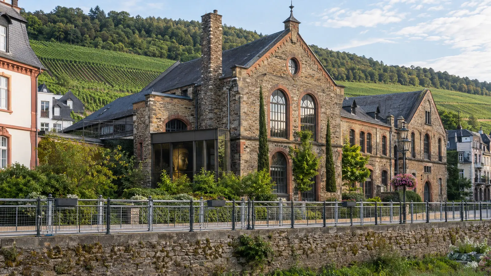 Buddha Museum exterior in a former winery
