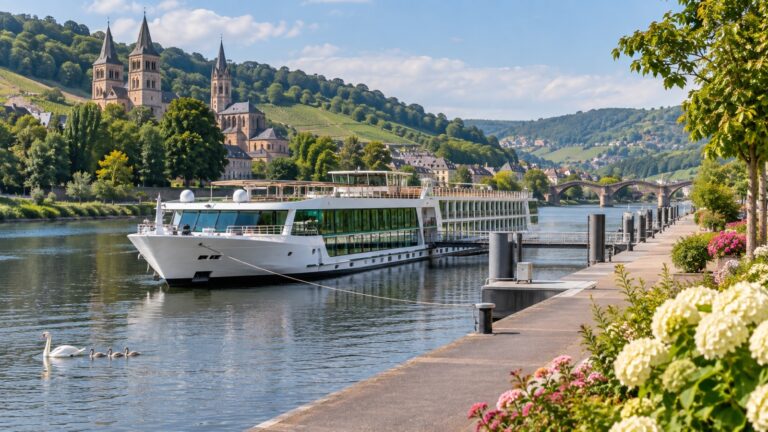 Trier Moselle river cruise quay