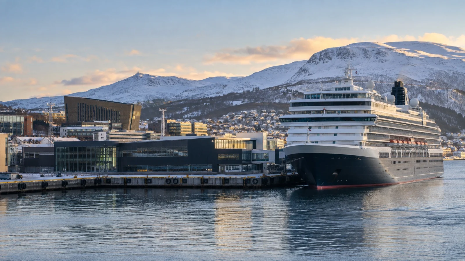 Breivika Kai 21 cruise terminal in Tromsø