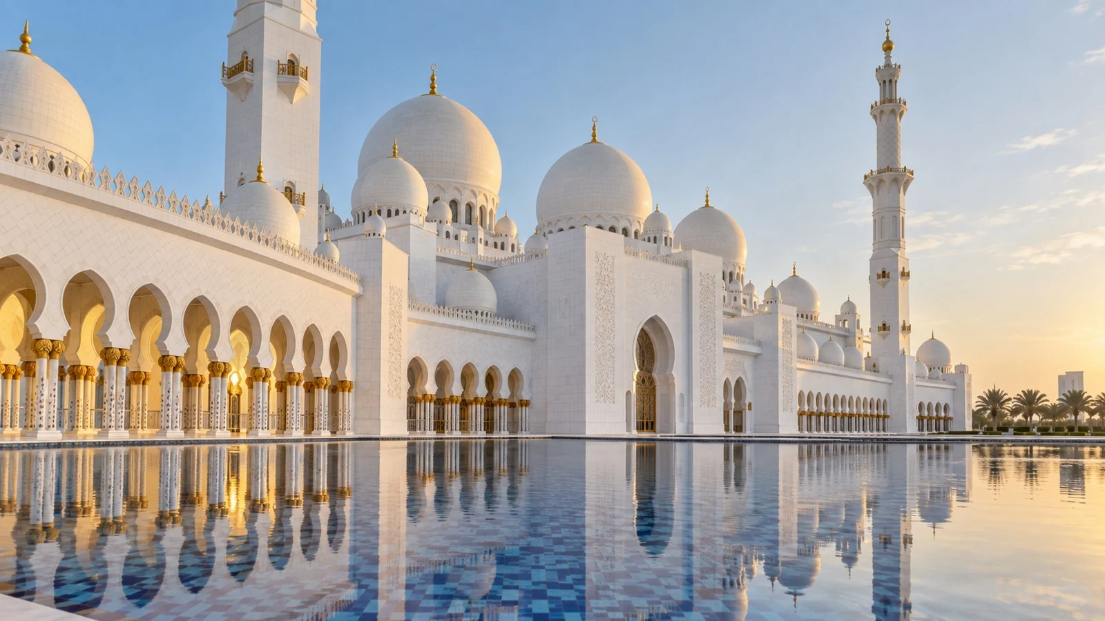Sheikh Zayed Grand Mosque in Abu Dhabi