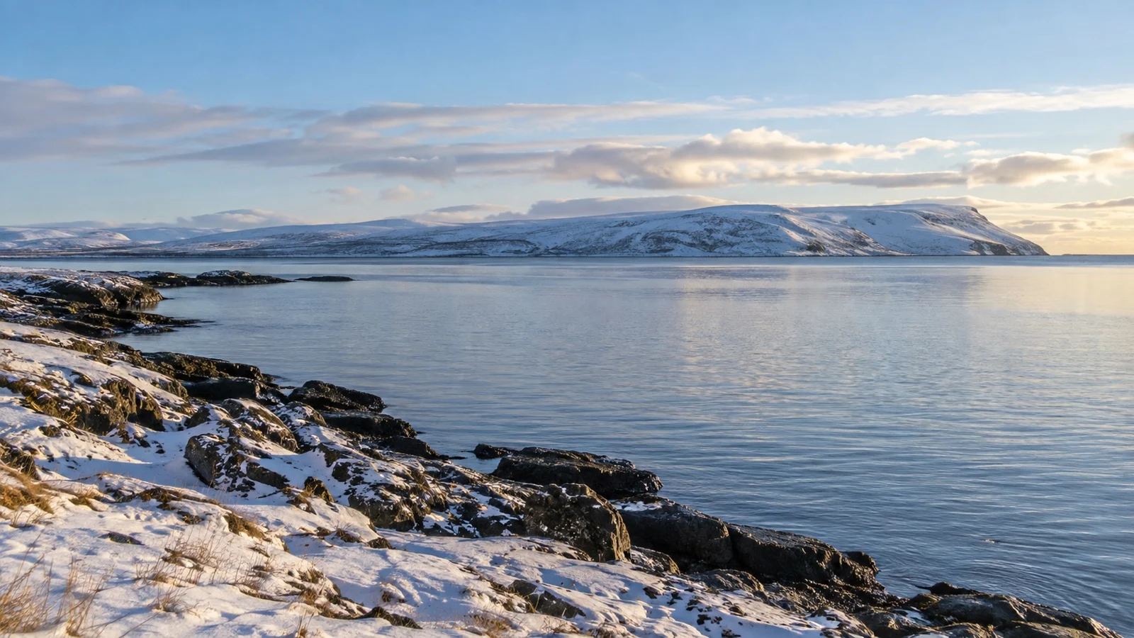 Varangerfjord coastline near Vadsø