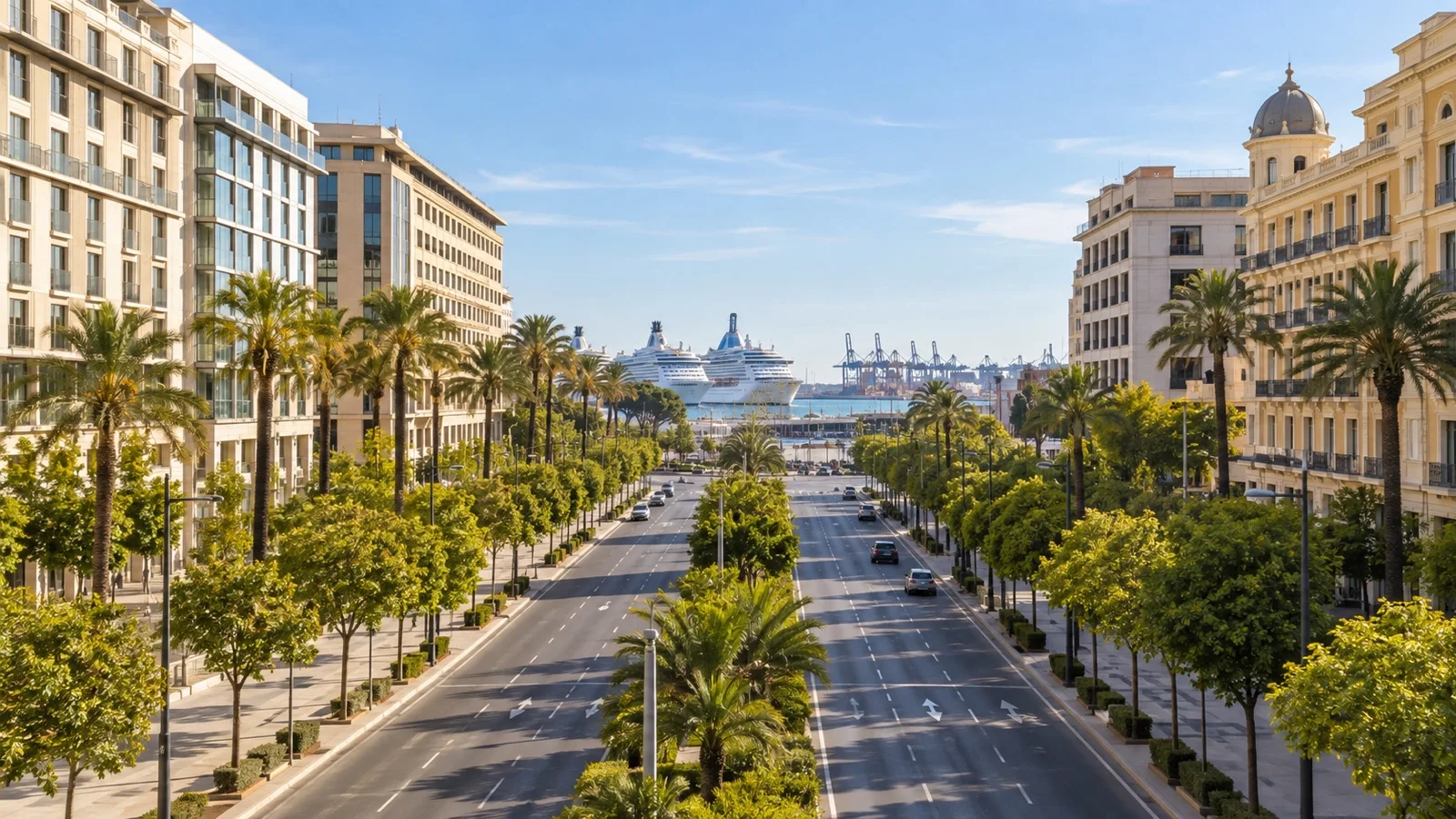 Avenida del Puerto in Valencia